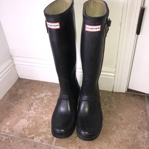 Matte Black Original Tall Hunter Boots